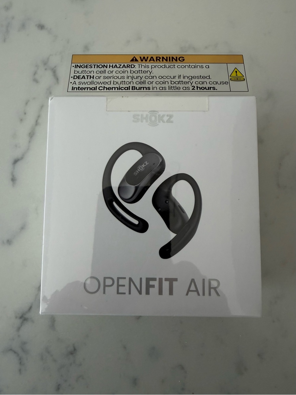 Shokz OpenFit Air Wireless Earbud Headphones — Black